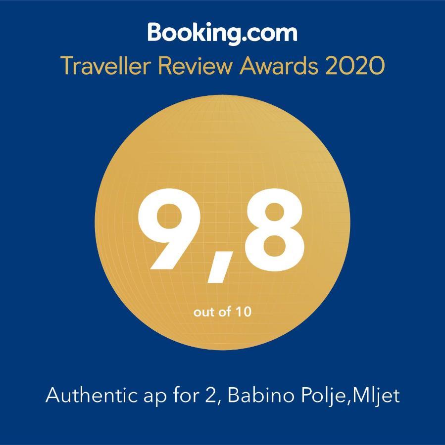 Апартаменты Authentic Ap For 2, Babino Polje,Mljet Экстерьер фото
